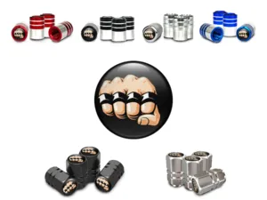 Wheel Valve Caps for SUVs Slide Style